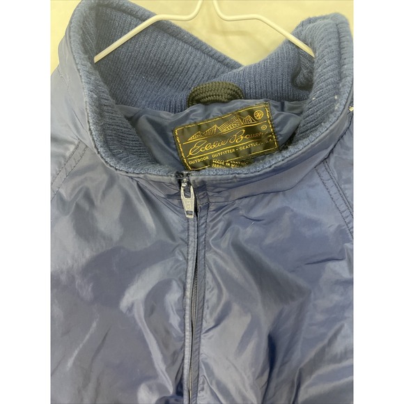 Eddie Bauer Other - Eddie Bauer Jacket Mens Large Navy Blue Zip up Windbreaker